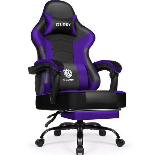 minnouat Gaming Stuhl, Bürostuhl Ergonomisch...