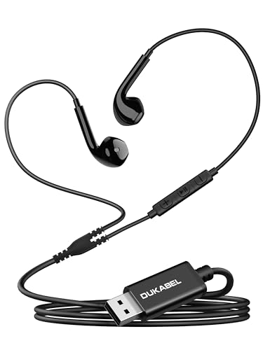 DuKabel USB In Ear Kopfhörer PC Headset mit...
