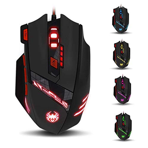 zelotes T90 Gaming Maus 9200 DPI, 8...