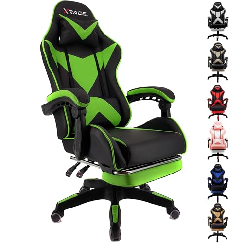 xRace Gaming Stuhl, Bürostuhl, Ergonomischer...