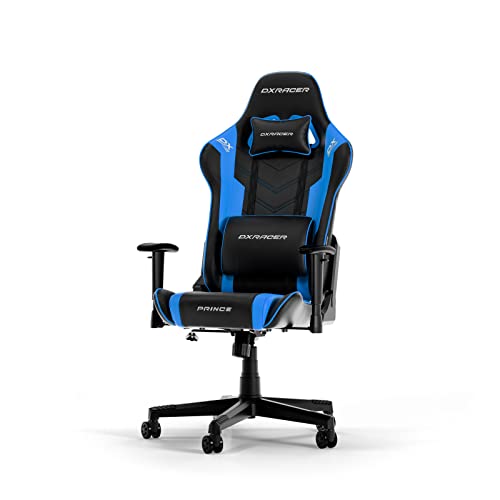 DXRacer PRINCE L Schwarz & Blau PVC Leder das...