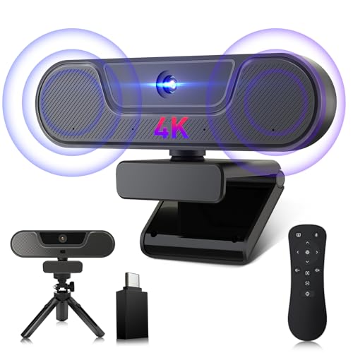 VIZOLINK V20 UHD 4K Webcam mit Mikrofon und...