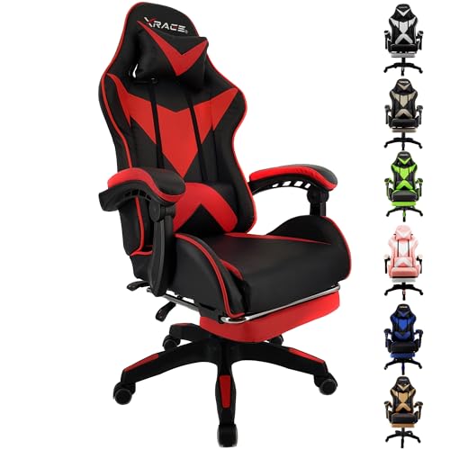 xRace Gaming Stuhl, Bürostuhl, Ergonomischer...