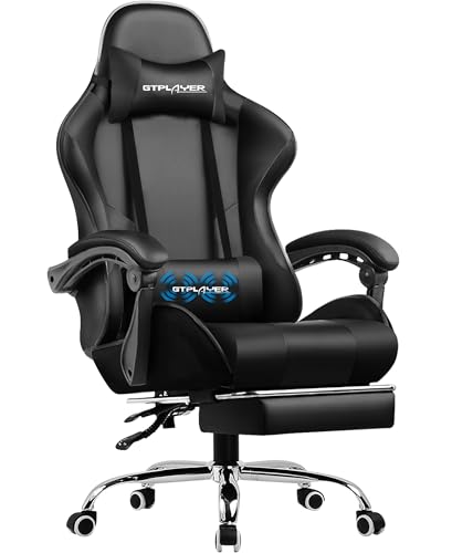 GTPLAYER Bürostuhl Gaming Stuhl Massage...