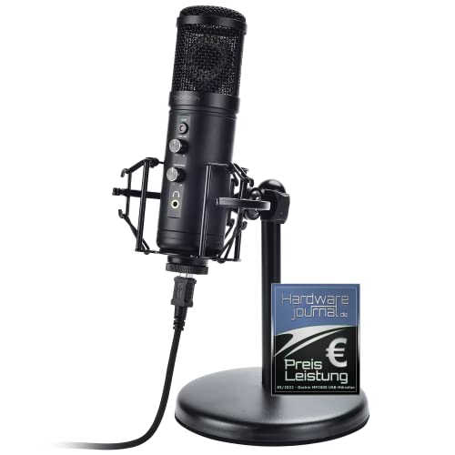 DOCKIN® MP2000 Studio USB Mikrofon für PC &...