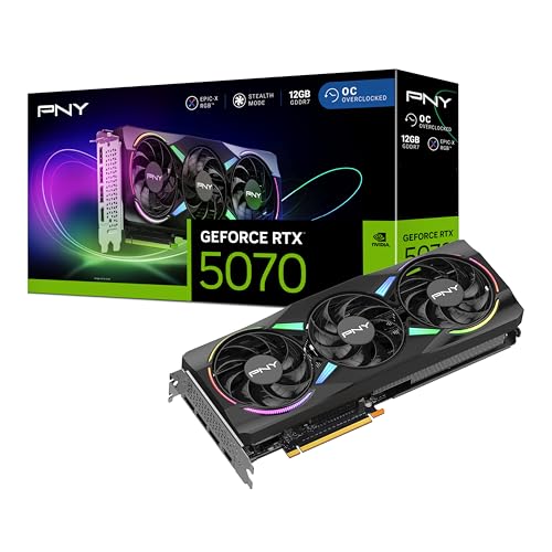 PNY GeForce RTX™ 5070 12GB ARGB OC Triple...