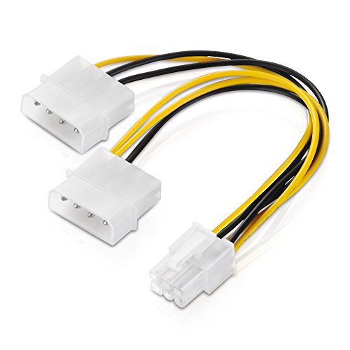 6 poliges Grafikkarten-Stromkabel Adapter...