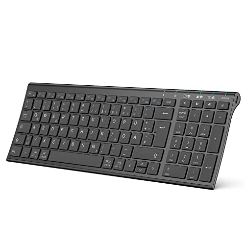 iClever BK10 Bluetooth Tastatur, kabellose...