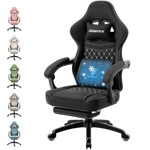 Dowinx Gaming Stuhl Stoff Bürostuhl mit...