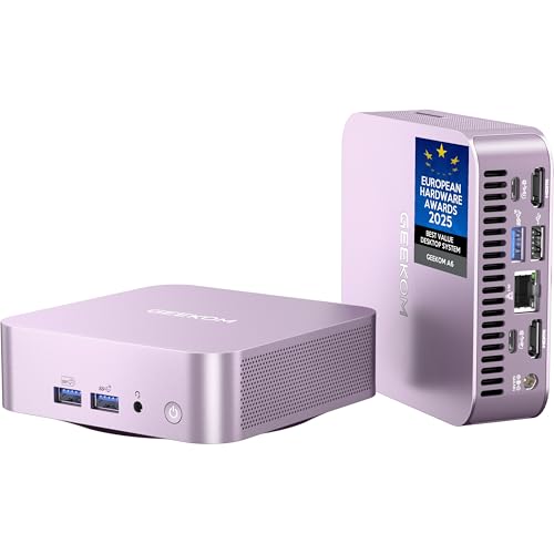 GEEKOM Mini PC A6 Aurora Edition mit AMD...