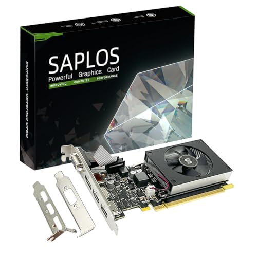SAPLOS GT 730 4GB Grafikkarte, 2 HDMI,...