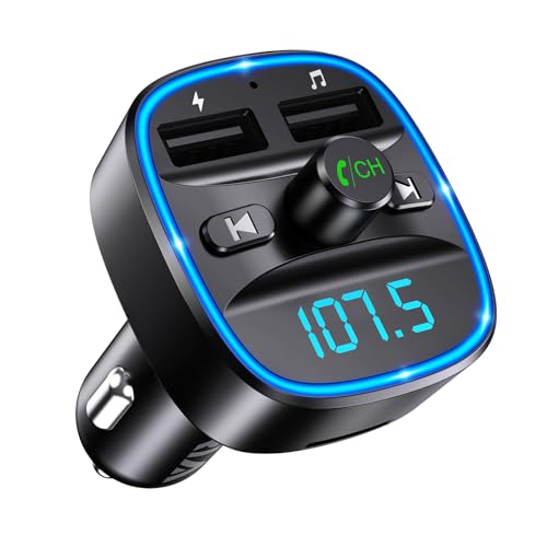 ORIA Bluetooth FM Transmitter Auto, Bluetooth...