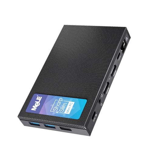 MeLE Quieter 4C lüfterloser Mini-PC N100...