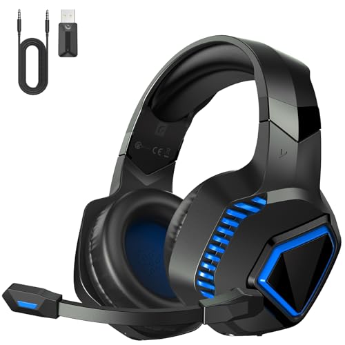 Wireless Gaming Headset, 2,4 GHz Gaming...