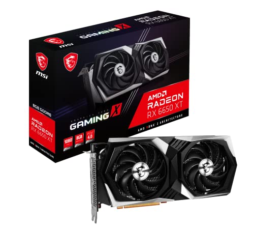 MSI Gaming Radeon RX 6650 XT 128-Bit 8 GB...