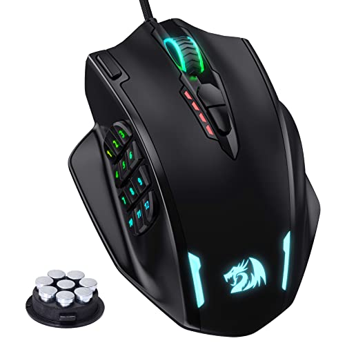 Redragon M908 Impact RGB LED MMO Maus mit...