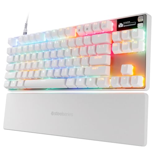 SteelSeries Apex Pro TKL Gen 3 Weiß -...