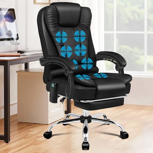 ALFORDSON Bürostuhl mit Massagefunktion,...