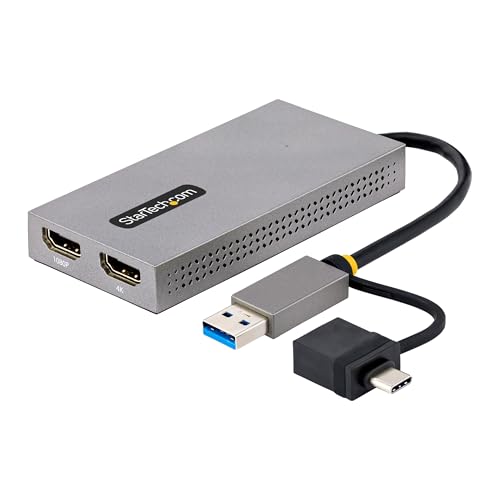 StarTech.com USB HDMI Dual Monitor Adapter,...