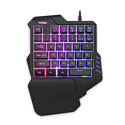 RedThunder Einhand-Gaming-Tastatur mit...