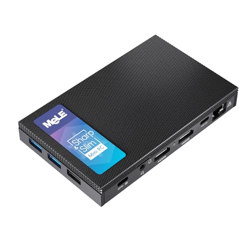 MeLE Quieter 4C Lüfterloser Mini-PC N100,...