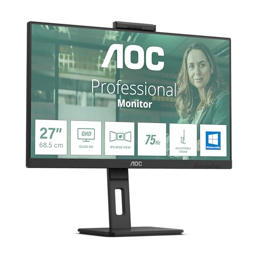 AOC Q27P3CW - 27 Zoll QHD Monitor, 2 MP...