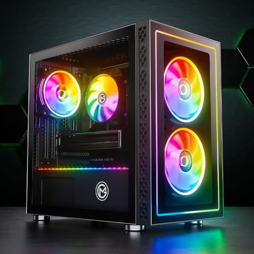 GameMachines Nova, mATX PC Gaming Gehäuse,...