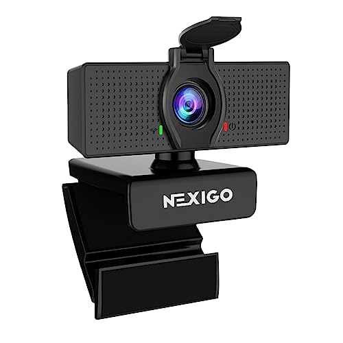 NexiGo N60 1080P Webcam, HD-Webcam mit...