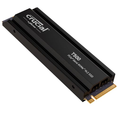 Crucial T500 SSD 2TB PCIe Gen4 NVMe M.2...