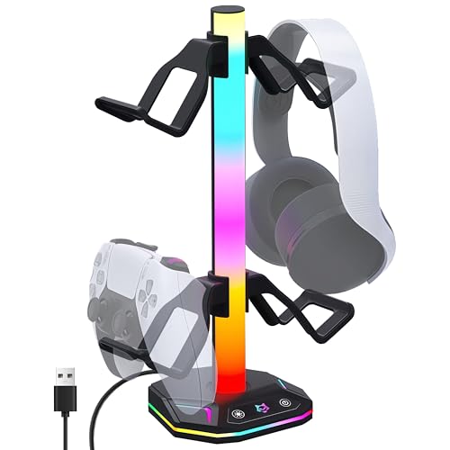 auvstar RGB Headset Halterung,Gaming...