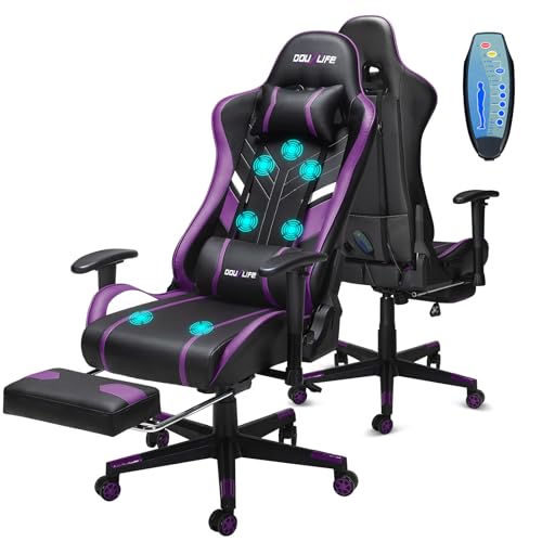 Douxlife Gaming Stuhl, mit 7 Punkt Massage,...