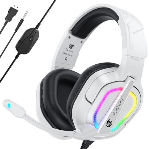 Fachixy「2024 New」FC200 Gaming-Headset...