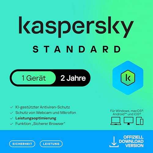 Kaspersky Standard Anti-Virus 2025 | 1 Gerät...