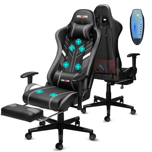 Douxlife Gaming Stuhl, mit 7 Punkt Massage,...