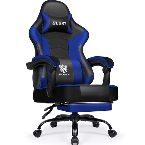 minnouat Gaming Stuhl, Bürostuhl Ergonomisch...