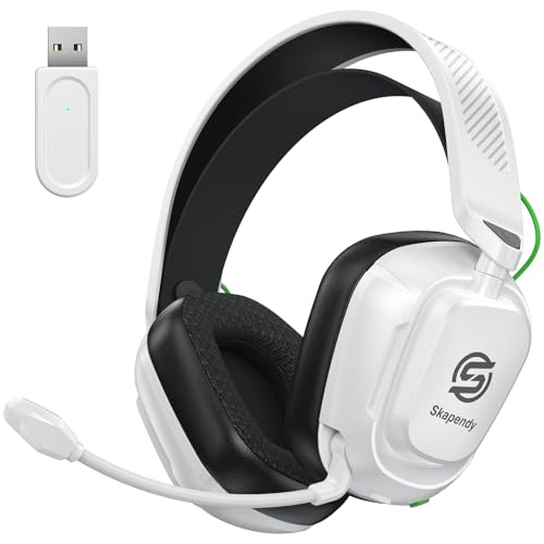 Skapendy 2,4GHz Wireless Gaming Headset für...