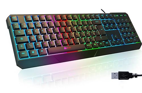 KLIM Chroma Gaming Tastatur AZERTY...