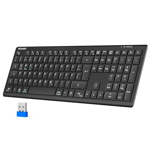TECKNET Bluetooth Tastatur Kabellose,...