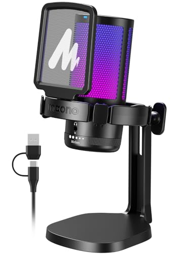 MAONO Gaming Microphone PC, Noise Cancelling...