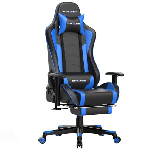 GTPLAYER Gaming Stuhl mit Fußstützen...