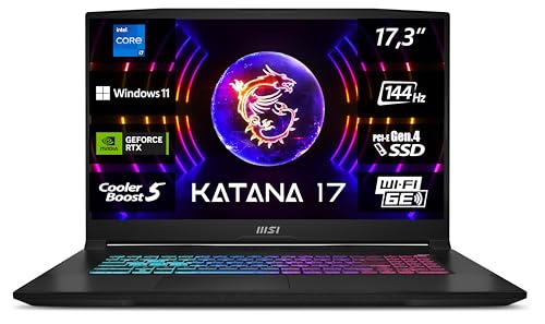 MSI Katana 17 Gaming Notebook, 43,9 cm (17,3...