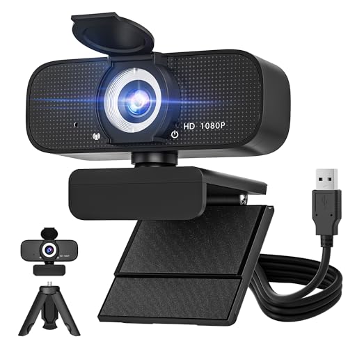 1080P HD Webcam für PC mit Autofokus & Noise...
