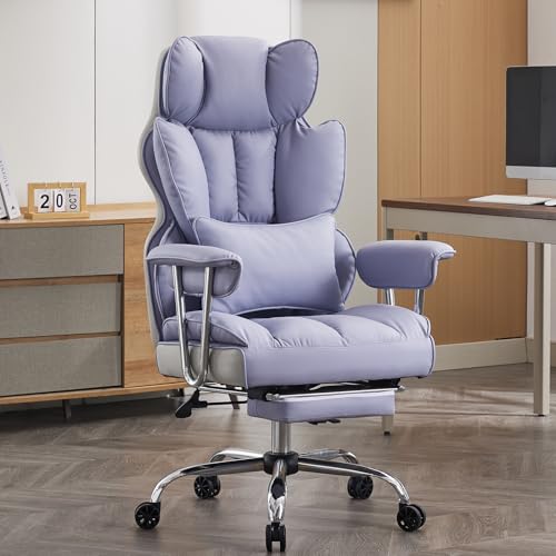 Efomao bürostuhl ergonomisch, PU Leder...
