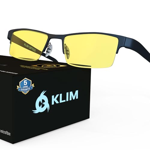 KLIM Optics - Blaulichtfilter Brille - NEU -...