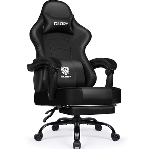 minnouat Gaming Stuhl, Bürostuhl Ergonomisch...