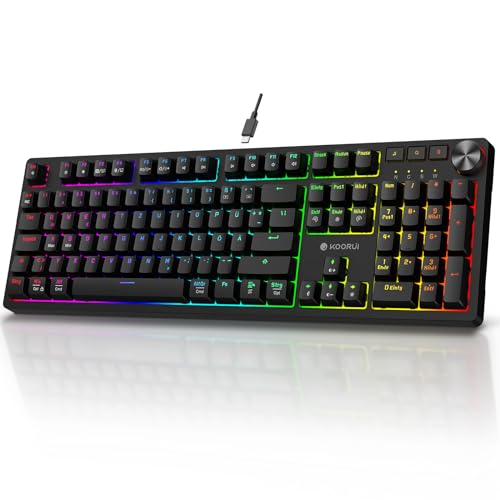 KOORUI Gaming Tastatur, Mechanisch Tastatur...