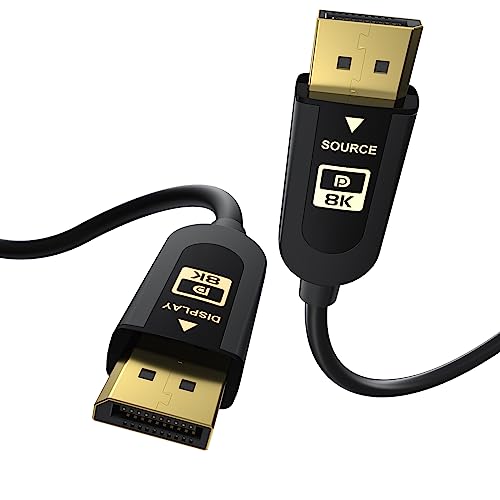 FIBBR 16K DisplayPort 2.1 Glasfaserkabel 3M,...