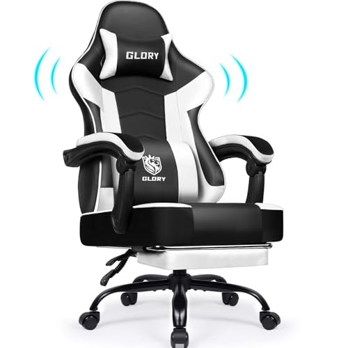minnouat Gaming Stuhl, Bürostuhl Ergonomisch...