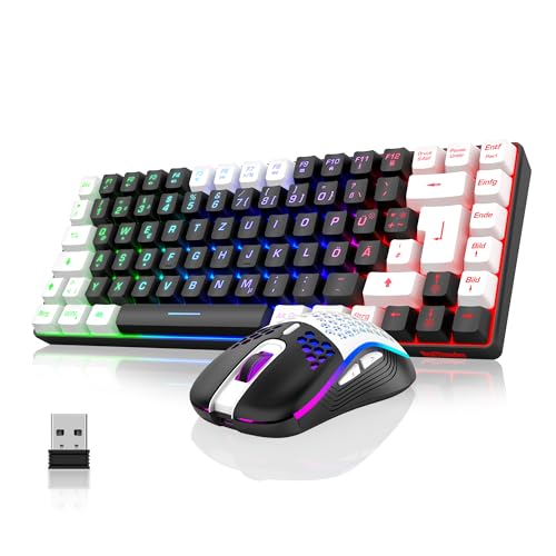 RedThunder 75% Kabelloses Gaming Tastatur und...
