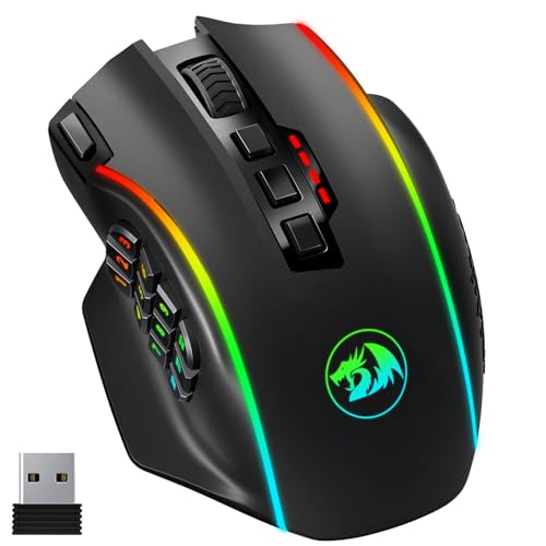 Redragon Wireless Gaming Maus RGB, 16000 DPI,...
